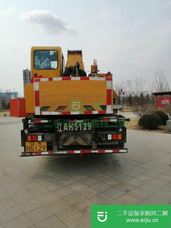 遼寧出售二手徐工八噸吊車，無事故。主臂19米