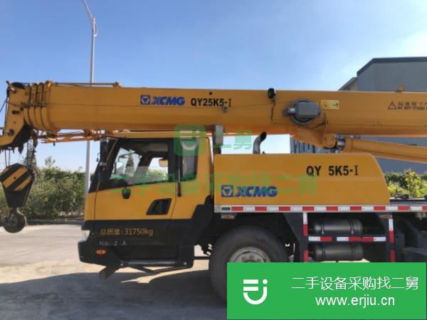 江蘇出售二手徐工25k5-1吊車 國五