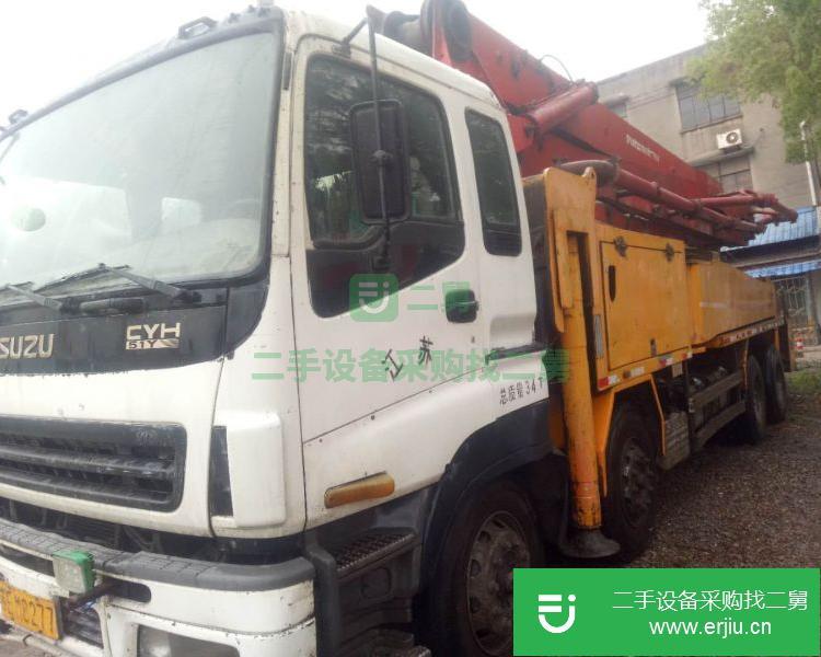 上海出售二手大象42米泵車提檔過戶方便
