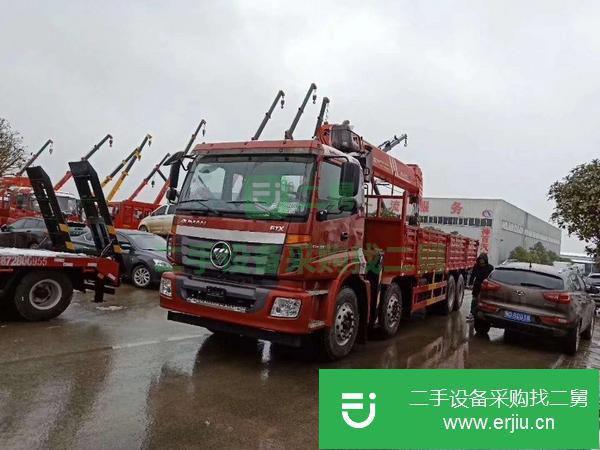 新疆出售二手重汽豪曼8噸130馬力隨車吊