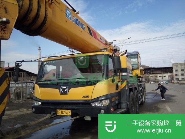 黑龍江出售二手13年10月國三徐工80汽車吊