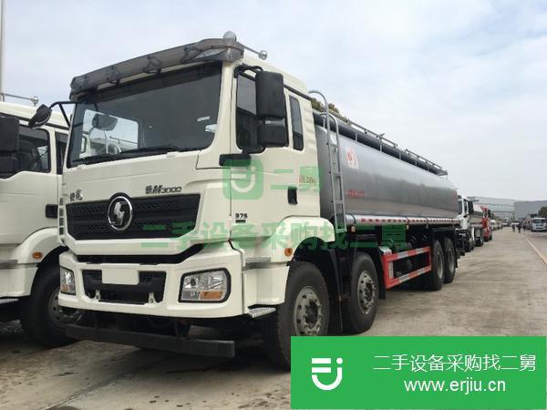 貴州出售二手28方陜汽德龍前四后八油罐車