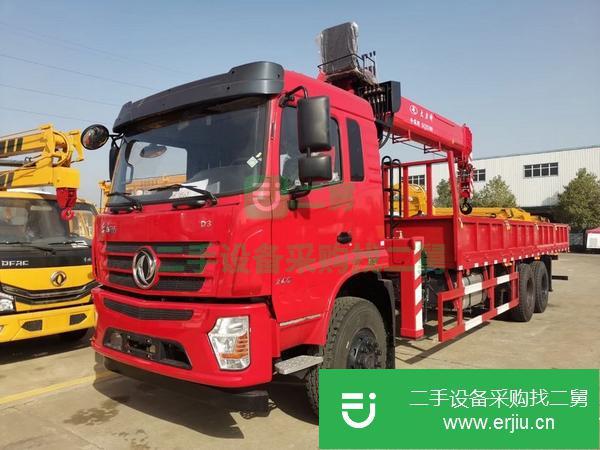 吉林出售二手東風(fēng)12噸240馬力隨車吊