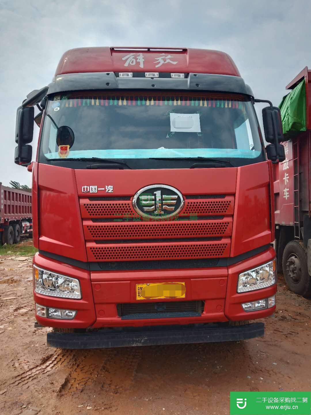 江西出售二手一汽解放500馬力自卸車