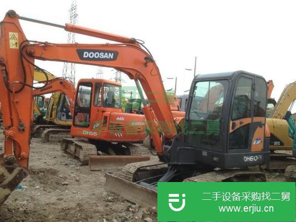 山東出售二手2017年斗山60挖掘機