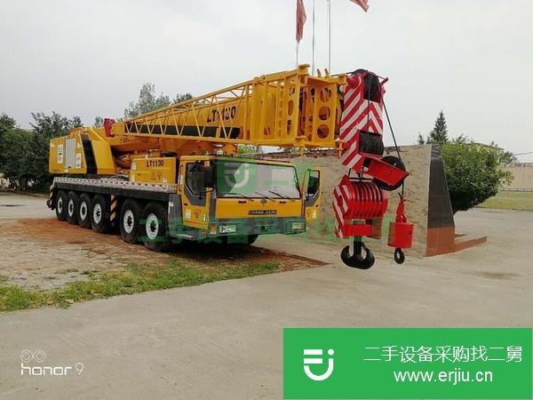 河南出售二手長江130噸國三吊車