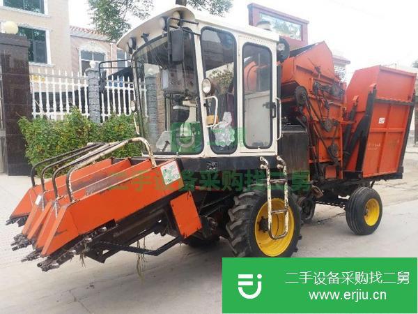 河南出售二手英虎三行收割機機子沒有一點毛病