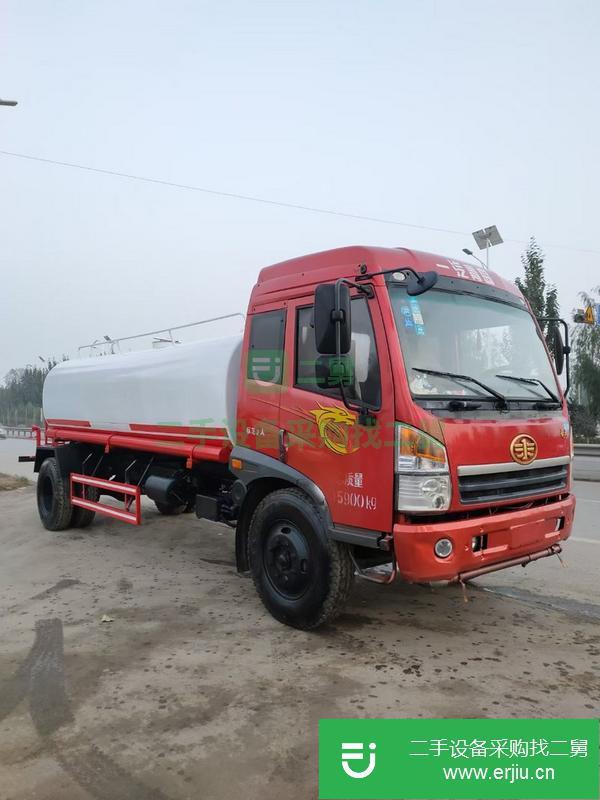 江蘇出售二手解放灑水車