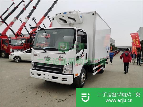 河南出售二手解放虎V4.2米130馬力冷藏車