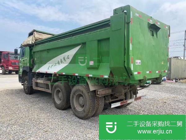 山東出售二手19年380馬力自卸車,12速低階