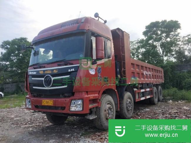江西出售二手福田歐曼前四后八自卸車