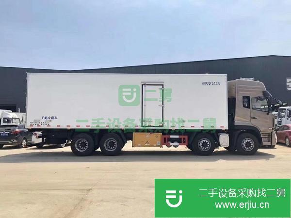 陜西出售二手天龍9.6米450馬力冷藏車