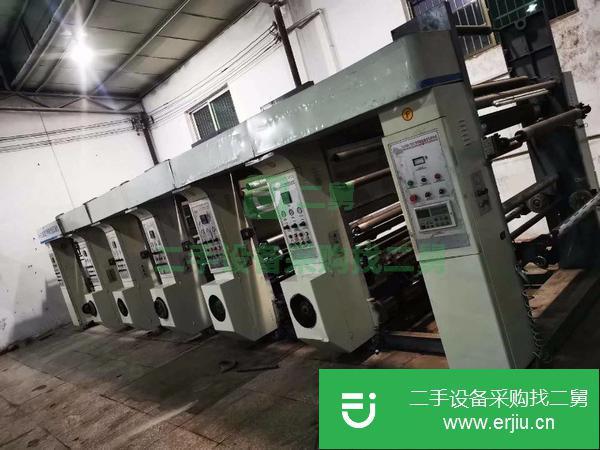 廣西出售1米二手無軸印刷機一臺