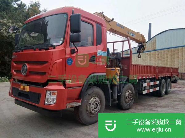 四川出售二手徐工12噸前四后八270馬力隨車吊