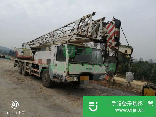 江蘇出售二手中聯25噸吊車手續齊全手續齊全