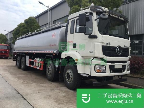 貴州出售二手28方陜汽德龍前四后八油罐車