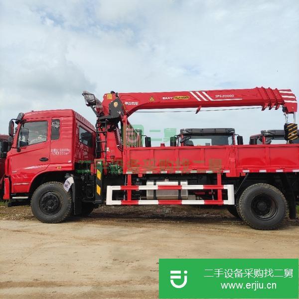 陜西出售二手東風(fēng)8噸240馬力隨車吊