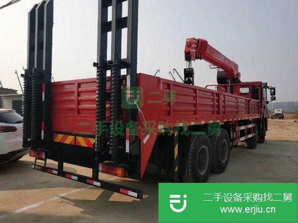 安徽出售陜汽德龍前四后八吊車 配徐工16噸吊機(jī)