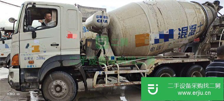廣西出售二手廣汽日野大10方攪拌車