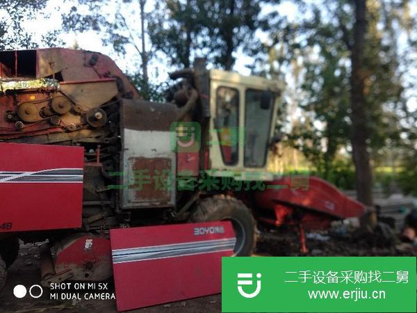 河南出售二手博遠玉米收割機