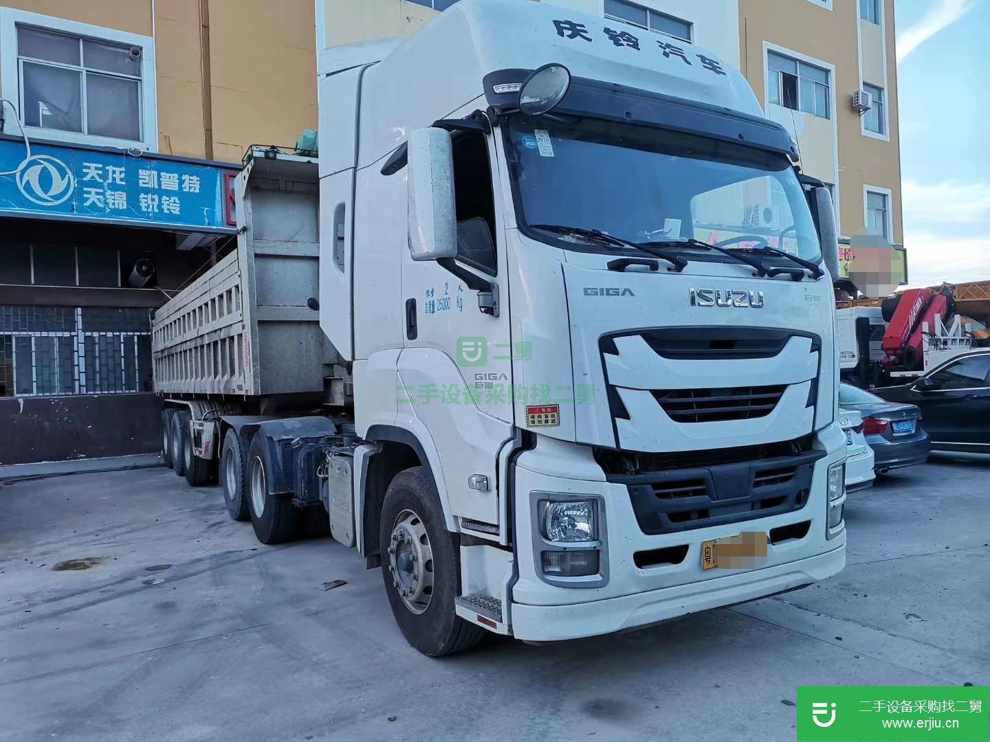 廣東出售二手慶鈴460馬力半掛車