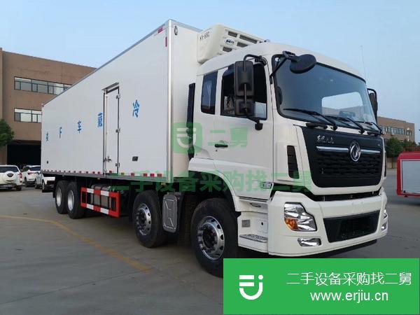 山西出售二手東風天龍9.6米前四后八冷藏車