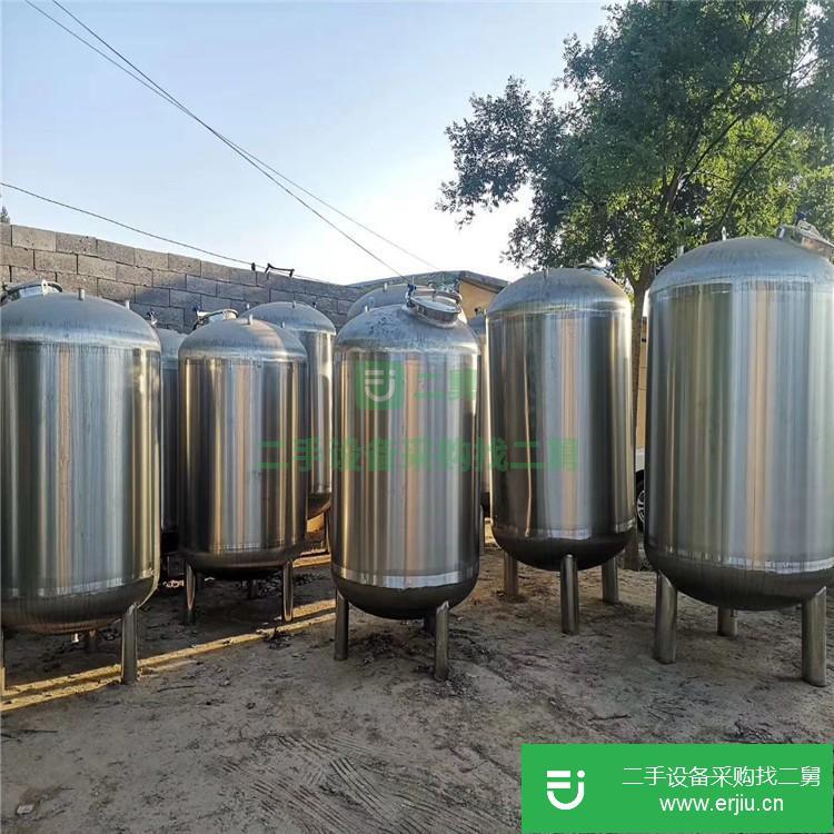 山東出售二手不銹鋼儲罐
