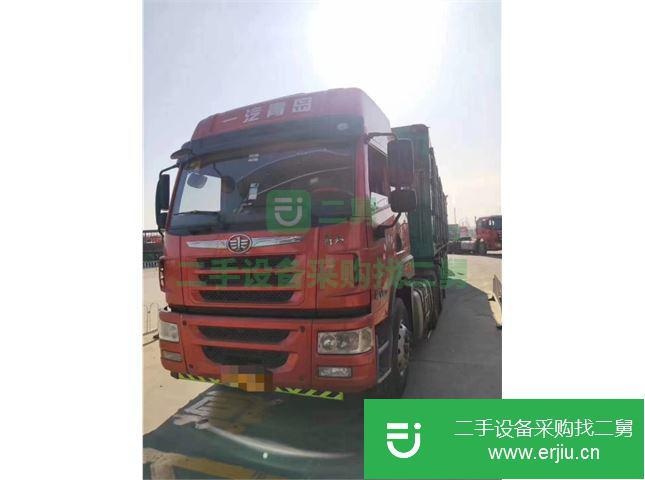 河北出售二手青島解放半掛車
