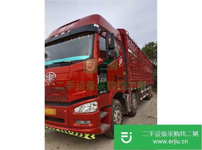 江西出售二手一汽解放J6P倉柵式載貨車