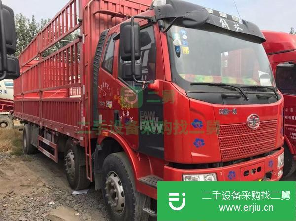云南出售二手國五8.6米解放高欄貨車,可分期