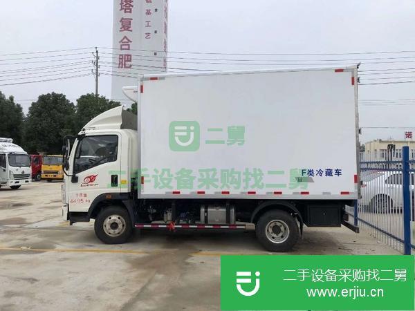 湖北出售二手重汽豪沃160馬力國五冷藏車