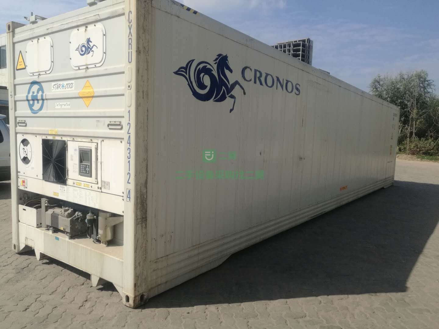 山東出售二手開利八成新的集裝箱