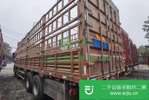 寧夏出售二手解放JH6420馬力9.6米好高欄貨車