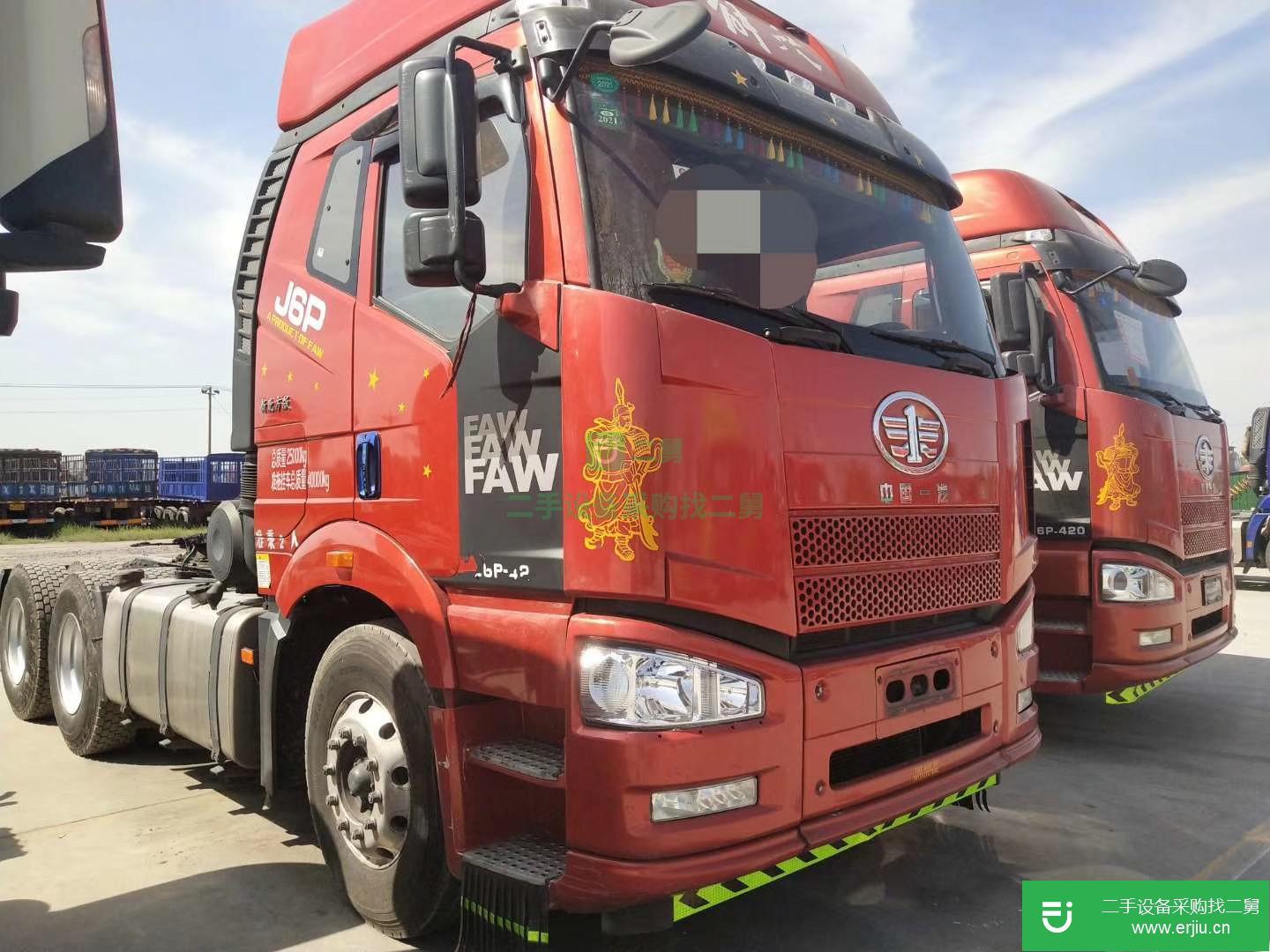云南出售二手一汽解放J6P牽引車