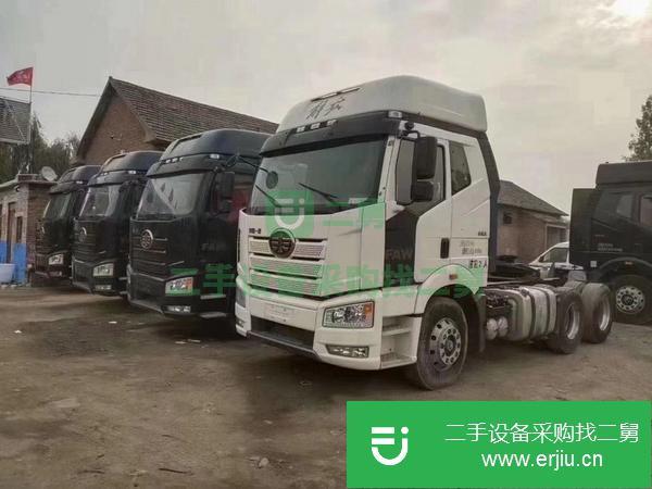 浙江出售二手解放J6P國五排放500馬力牽引車