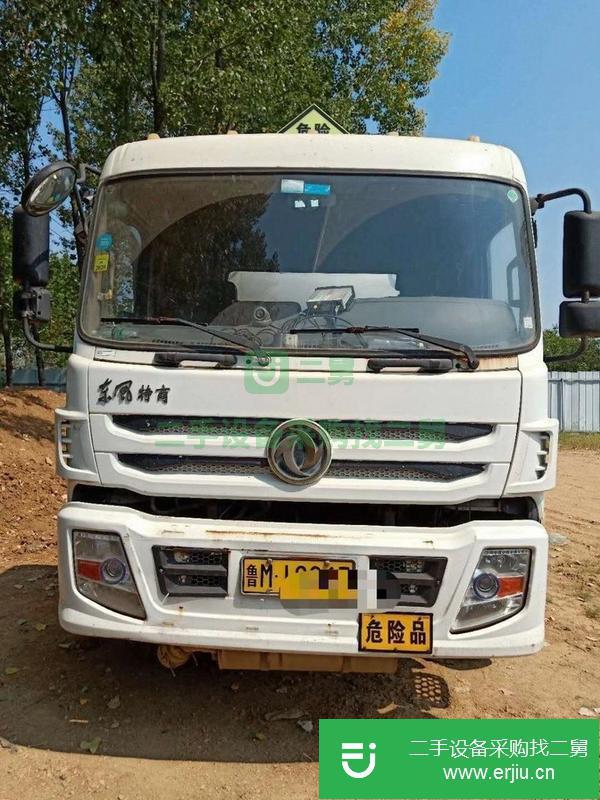 河南出售二手前四后四東風油罐車，跑了4萬多公里，歐標全套