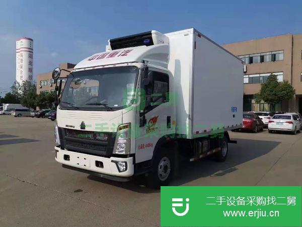 湖南出售二手重汽豪沃國五160馬力冷藏車