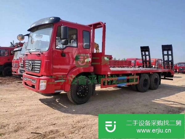 江蘇出售二手平板運(yùn)輸車后八輪玉柴290馬力法士特十檔