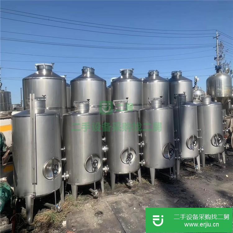 山東出售二手不銹鋼儲罐