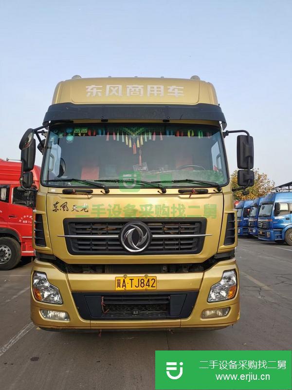 天津出售二手天龍450雙驅國四半掛車