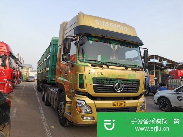 天津出售二手天龍450雙驅國四半掛車