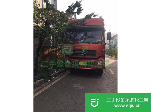 云南出售二手東風天龍前四后八倉柵式載貨車