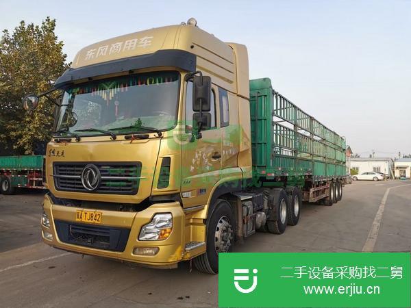 天津出售二手天龍450雙驅國四半掛車