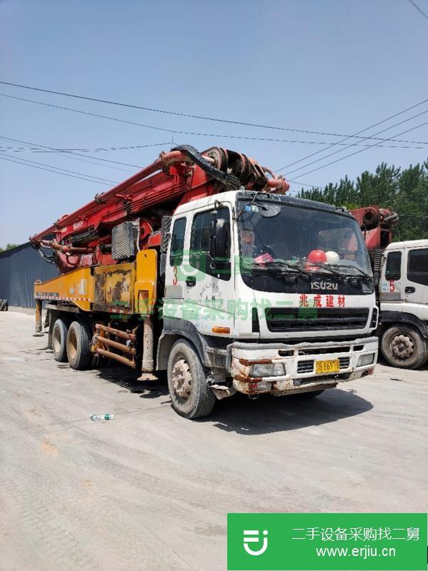 江蘇出售二手三一三橋46米泵車