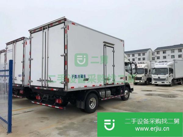 湖北出售二手重汽豪沃160馬力國(guó)五冷藏車(chē)