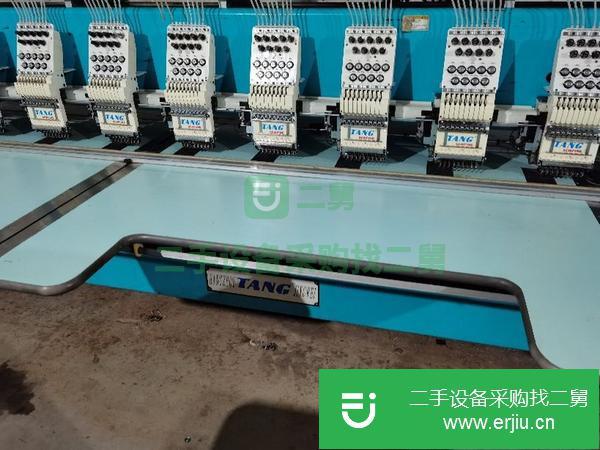 浙江出售9針20頭330頭距高速繡花機(jī)，400X400大梁