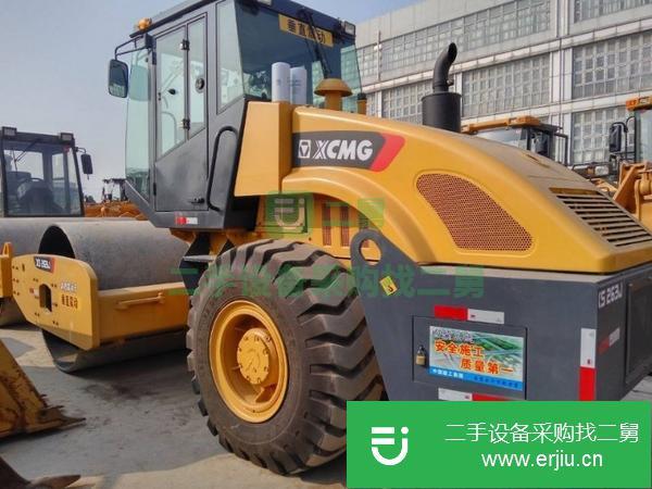 上海出售二手單鋼輪振動徐工22噸壓路機