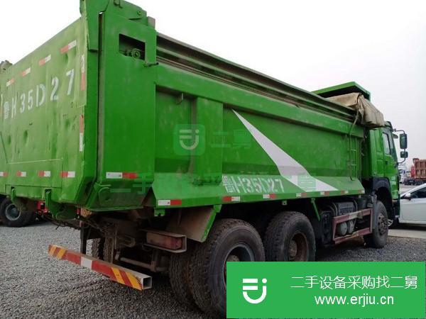 山東出售二手18年豪沃后八輪自卸車