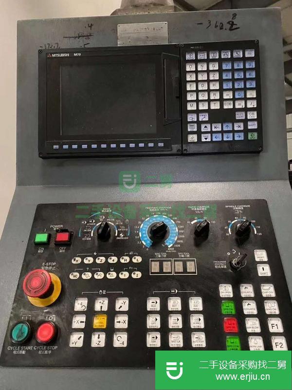 河北出售二手1890加工中心三菱M70系統