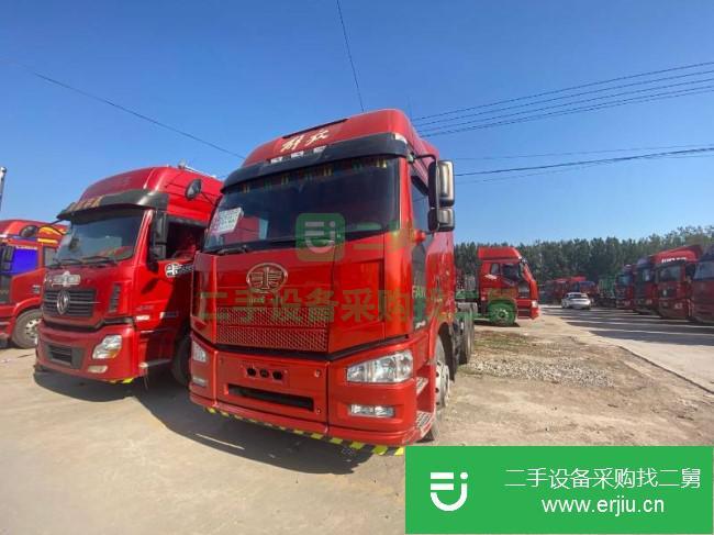 山東出售二手一汽解放460馬力牽引車